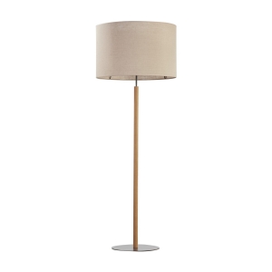 Lampa podłogowa DEVA kolor czarny / sosna na E27 - 5199 TK Lighting