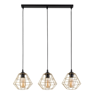 Lampa wisząca DIAMOND kolor czarny na E27 - 4642 TK Lighting