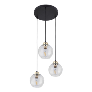 Lampa wisząca DEVI kolor czarny / złoty na E27 - 4579 TK Lighting