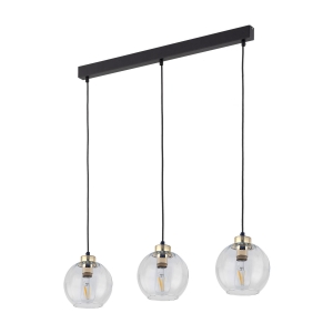 Lampa wisząca DEVI kolor czarny / złoty na E27 - 4580 TK Lighting