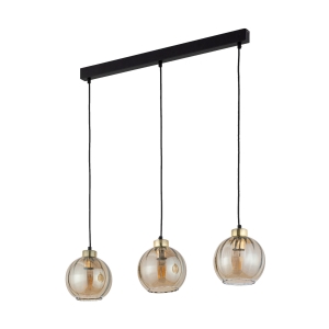 Lampa wisząca DEVI kolor czarny / złoty na E27 - 4638 TK Lighting