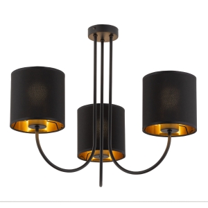 Lampa sufitowa TORENS kolor czarny na E27 - 4594 TK Lighting