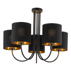 Lampa sufitowa TORENS kolor czarny na E27 - 4595 TK Lighting