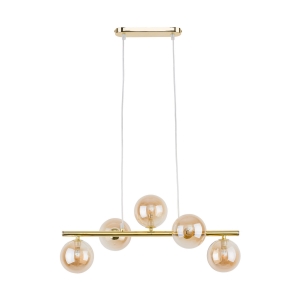 Lampa wisząca ESTERA kolor czarny / złoty na G9 - 4549 TK Lighting