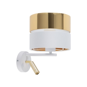 Kinkiet HILTON kolor biały / złoty na E27 - 5361 TK Lighting