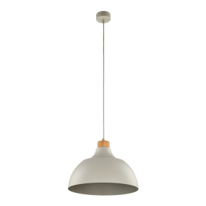 Lampa wisząca CAP kolor beżowy / jasne drewno na E27 - 5664 TK Lighting