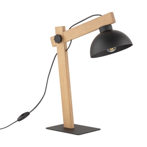 Lampka nocna OSLO kolor biały / jasne drewno na E27 - 5346 TK Lighting