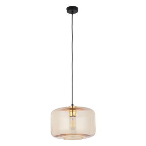 Lampa wisząca ALMA kolor czarny / złoty na E27 - 4900 TK Lighting