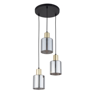 Lampa wisząca SIERRA kolor czarny / złoty na E27 - 6663 TK Lighting