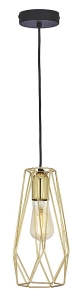 LUGO LAMPA WISZĄCA 1 PŁ GOLD
