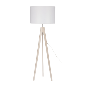Trójnóg Lampa podłogowa DOVE kolor naturalne drewno / biały na E27 - 2949 TK Lighting