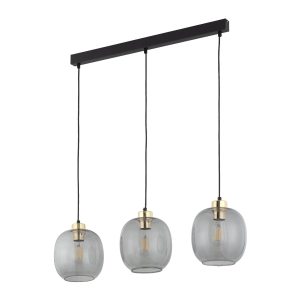 Lampa wisząca OMEGA kolor czarny / złoty na E27 - 4574 TK Lighting