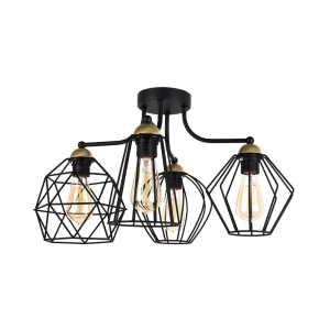 Lampa sufitowa GALAXY kolor czarny / miedź na E27 - 2715 TK Lighting