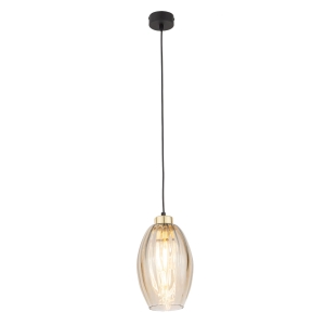 Lampa wisząca SEBO kolor czarny / złoty na E27 - 4633 TK Lighting