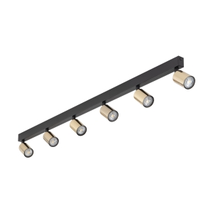 Reflektorki na listwie Lampa sufitowa TOP kolor czarny / złoty na GU10 - 5970 TK Lighting