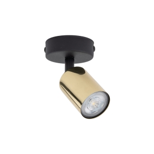 Reflektorek na podsufitce Lampa sufitowa TOP kolor czarny / mosiądz na GU10 - 6088 TK Lighting