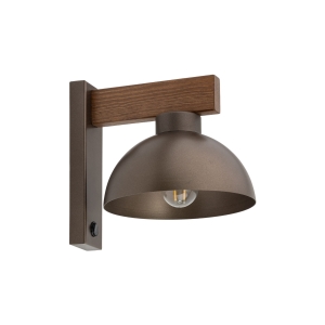 Kinkiet OSLO kolor orzech na E27 - 6279 TK Lighting