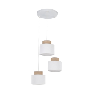 Lampa wisząca DUO kolor biały na E27 - 2594 TK Lighting