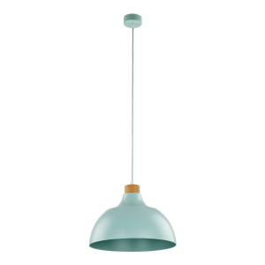 Lampa wisząca CAP kolor miętowy / sosna na E27 - 5901 TK Lighting