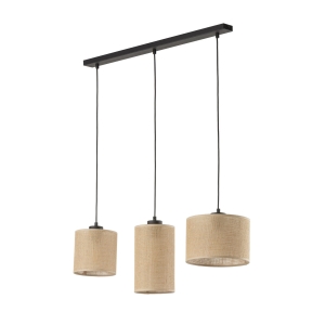 Lampa wisząca JUTA kolor czarny na E27 - 4954 TK Lighting