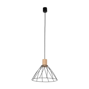 Lampa wisząca MODESTO kolor czarny / sosna na GU10 - 10156 TK Lighting