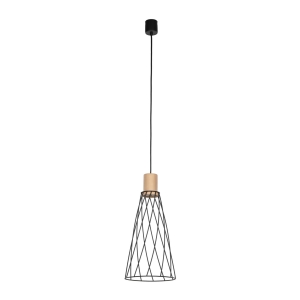 Lampa wisząca MODESTO kolor czarny / sosna na GU10 - 10157 TK Lighting