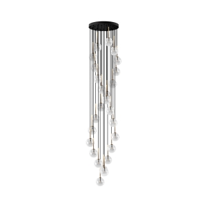Lampa wisząca AURORA kolor czarny / złoty na G9 - 10258 TK Lighting