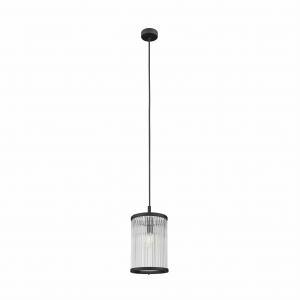 P0528-01F-P7AC SERGIO LAMPA WISZĄCA CZARNA/BLACK Zuma Line