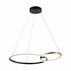 20002P-GD RANDO LAMPA WISZĄCA CZARNO-ZŁOTA/BLACK-GOLD Zuma Line