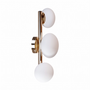 Zuma Line OMI Kinkiet lampa ścienna kolor złoty metal/szkło, 3*G9 IP20 - 1179