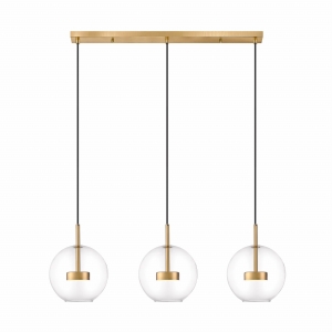 P0428-03J-L4AC ENCELADUS LAMPA WISZĄCA ZŁOTA/GOLD Zuma Line