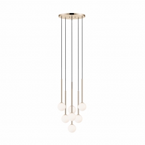 P0574-07F-F7AA ARCTURUS LAMPA WISZĄCA ZŁOTA/GOLD Zuma Line