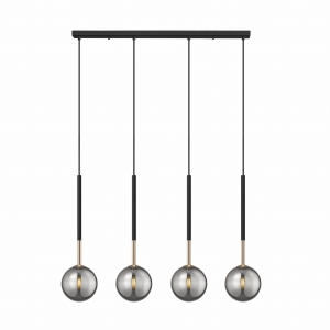 P0574-04D-SDFZ ARCTURUS LAMPA WISZĄCA CZARNO-ZŁOTA/BLACK-GOLD Zuma Line