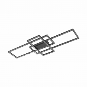 MX7907-3B-3BT ERVI LAMPA SUFITOWA CZARNA/BLACK Zuma Line