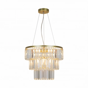 P17127-4-1GD TIFANNY LAMPA WISZĄCA ZŁOTA/GOLD Zuma Line