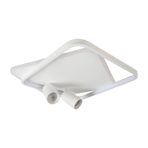 Plafon Parma 2 2xGU10 + 1xLED CCT biały kwadrat LP-0612/2C Square WH Light Prestige