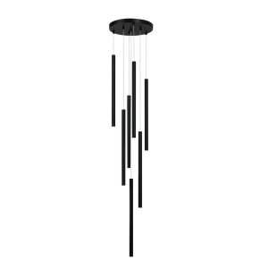 Lampa wisząca czarna LUNGO 7 LP-894/7P BK Light Prestige