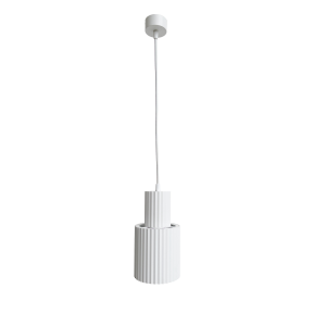 Lampa wisząca Tokio 1 Tuba duża Biała Light Prestige