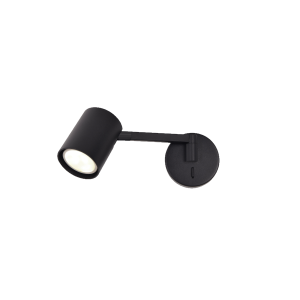 Kinkiet z wysięgnikiem SNOW czarny LP-731/1WL BK Light Prestige
