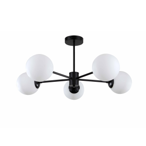 Lampa wisząca Roma 5 czarna LP-1345/5P BK Light Prestige