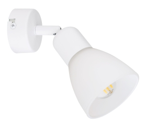 Spot reflektorek w kolorze białym na E14 MALTA 1 LP-877/1W WH Light Prestige