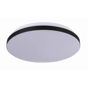 Plafon BABILON  okrągły średni czarny 4000K barwa neutralna LP-335/1C M 4BK Light Prestige
