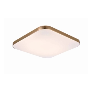 Plafon BABILON kwadratowy mały złoty 4000K barwa neutralna LP-335/1C S 4GD square Light Prestige
