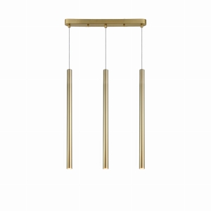 Lampa wisząca LUNGO 3 linia złota LP-894/3L GD Light Prestige