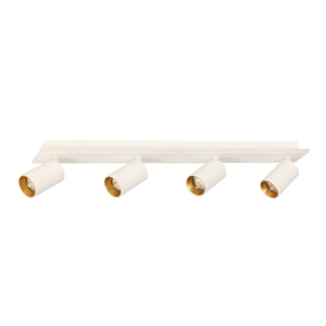 Lampa sufitowa Parma 4xGU10 + 1xLED biała LP-0612/4C WH Light Prestige