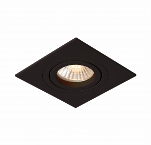 Oprawa halogenowa Metis 1 podtynkowa czarna LP-2780/1RS Light Prestige
