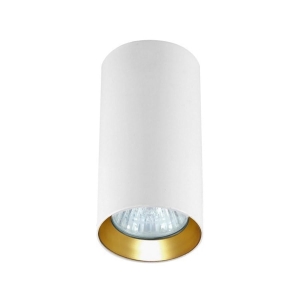 Spot tuba MANACOR biało-złota 6x13cm GU10 LP-232/1D-130  LIGHT PRESTIGE