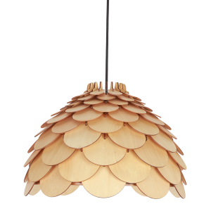 Lampa wisząca BURGO drewniana mała Light Prestige