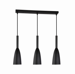 Lampa wisząca SOLIN 3 linia czarna LP-181/3L BK LIGHT PRESTIGE