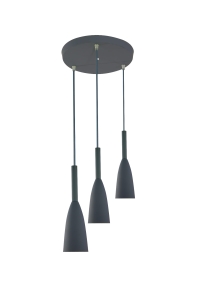 Lampa wisząca Solin 3 szara LP-181/3P Light Prestige
